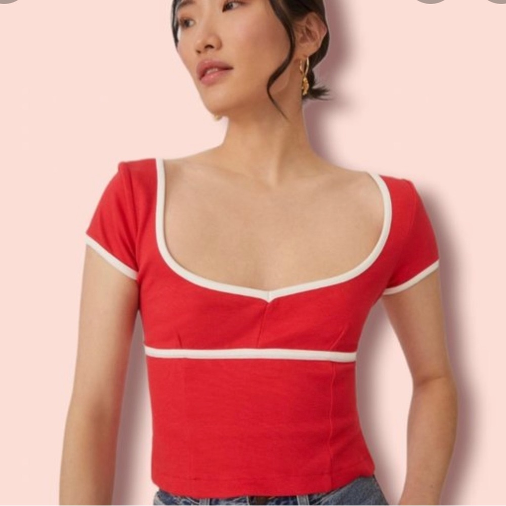 Anthropologie sweetheart ponte top!